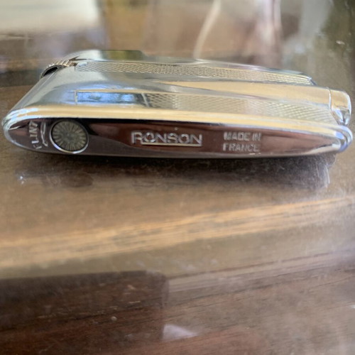 Ronson collectible lighter made in France used, needs repair