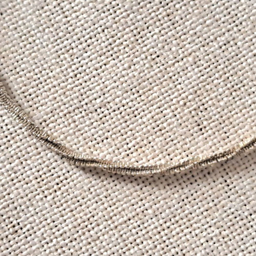 Italian 925 Silver Ankle Bracelet like new with Unique Weave