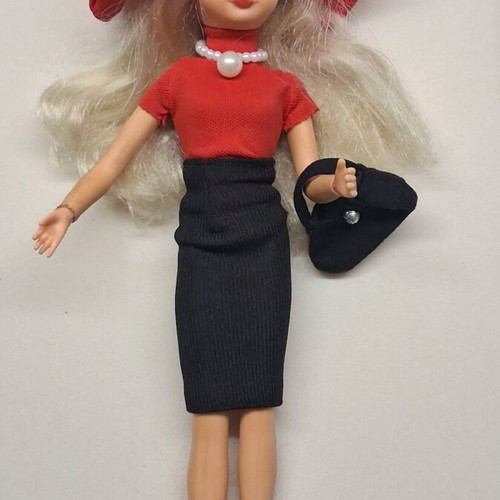 Bibibo Boulouka A period doll with Sindy Pedigree body and black ballerinas