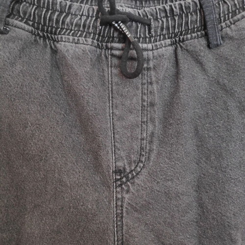 Denim cargo shorts XL black and grey like new