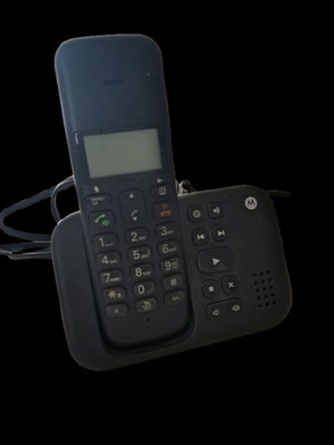 Motorola ασύρματο τηλέφωνο μεταχειρισμένο, μαύρο