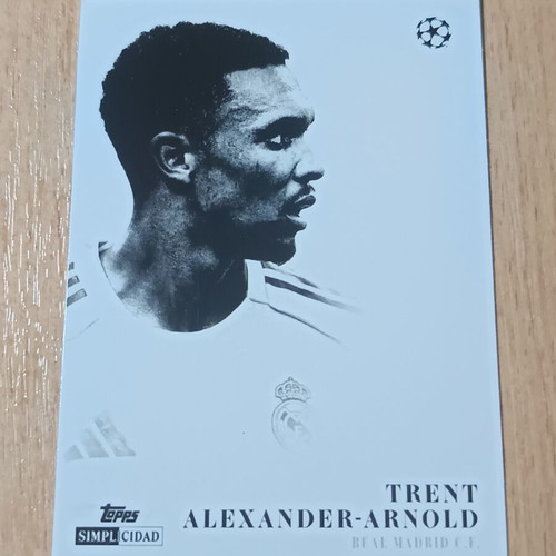 Topps Simplicidad UEFA Champions League Trent Alexander-Arnold card Real Madrid C.F.