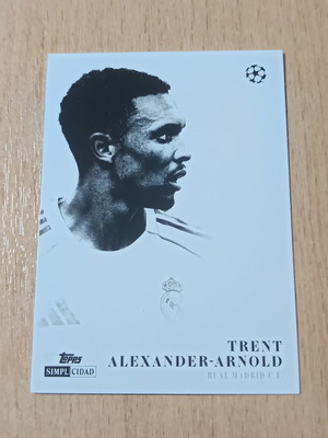 Topps Simplicidad UEFA Champions League Trent Alexander-Arnold card Real Madrid C.F.