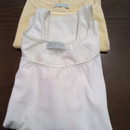 Women's summer blouses, 2 in white and yellow, like new