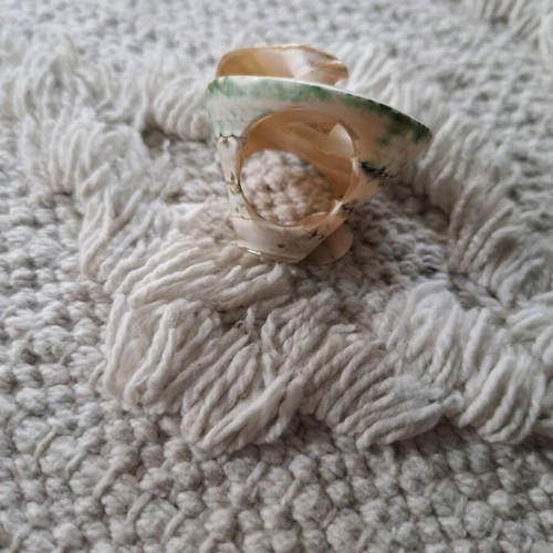 Ring oversized summer shell design new 52 mm