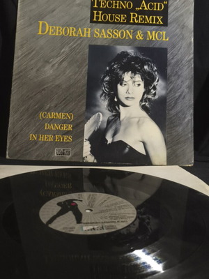 Deborah Sasson and MCL Carmen Danger in Her Eyes vinyl used