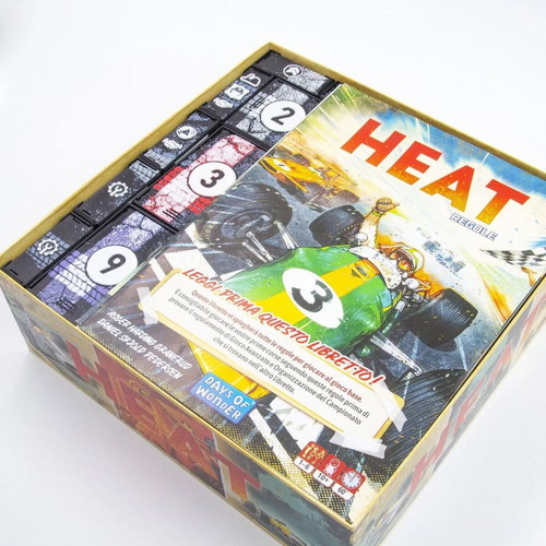 Heat Pedal to the Metal Board Game Organizer with 3 Expansions Insert
