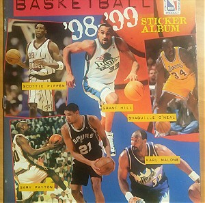 Panini NBA Basketball 1998-1999 άδειο άλμπουμ αυτοκόλλητων