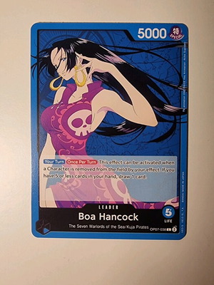 Boa Hancock One Piece Card Game OP07-038 Leader Card