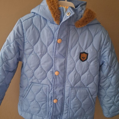 Children's jacket new, light blue, ages 3-4