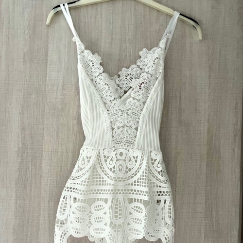 Osley top size S used, white