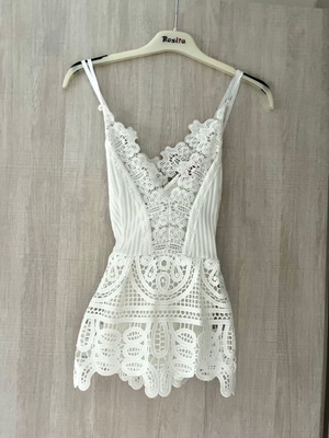 Osley top size S used, white