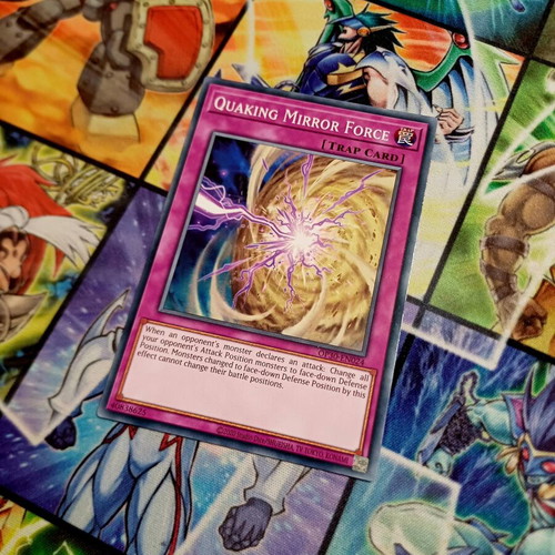 Quaking Mirror Force OP30 Yu-Gi-Oh! card