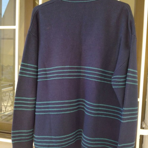 Courezee men's wool sweater blue size XL like new