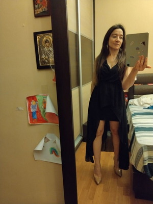 Black dress small-medium like new