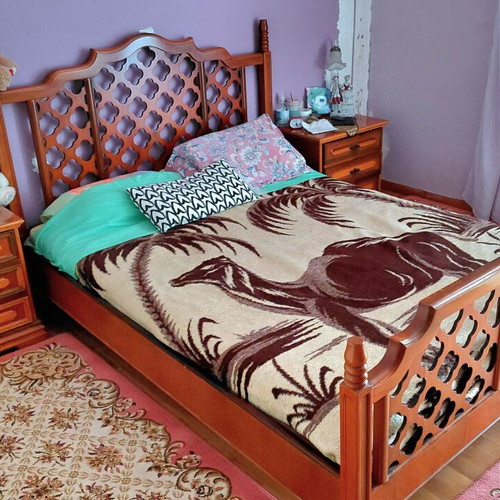 Bedroom furniture set used, mattress width 1.40m