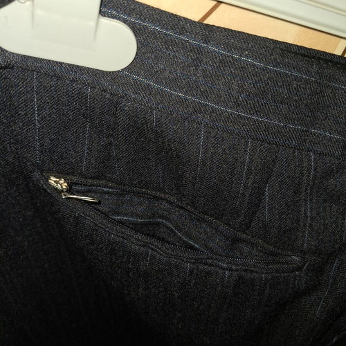 Men's wool suit jacket, dark anthracite