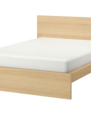 Κρεβάτι διπλό Malm Ikea 160x200 σαν καινούργιο με στρώμα