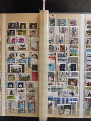 Stockbook A4 with German Stamp Collection, 32 Pages, Like New
