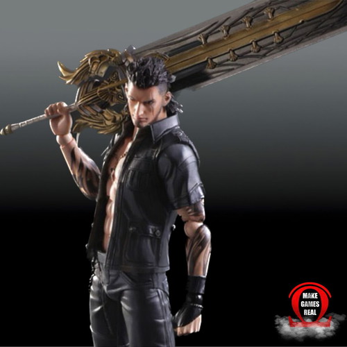 Final Fantasy XV Gladiolus action figure new, Play Arts, 28 cm