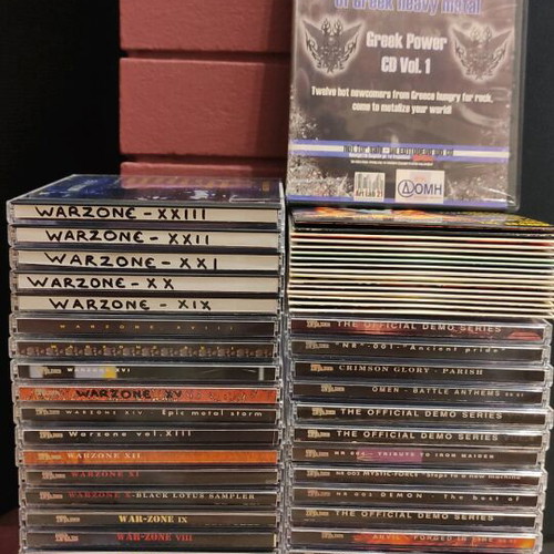 Metal Invader and Rock Hard CDs like new, collection of 58