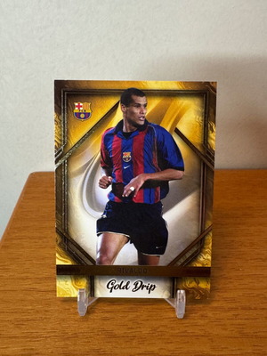 2023-24 Topps FC Barcelona Team Set Rivaldo Gold Drip σαν καινούργιο