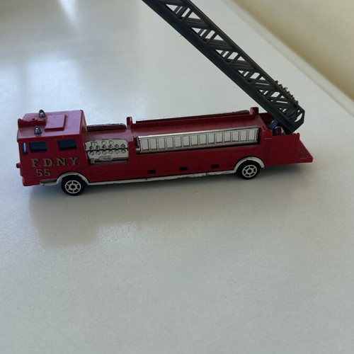 Majorette Vintage FDNY 55 Fire Truck Die-Cast Model