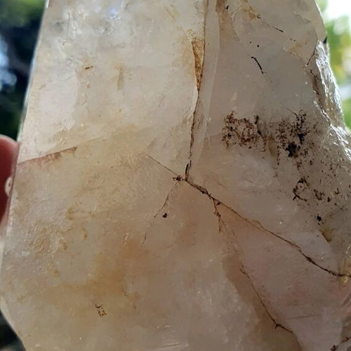 Clear Quartz Crystal Penteli Attica 12.8cm like new
