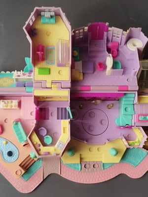 Polly Pocket 1994 Magical Mansion σετ παιχνιδιού χωρίς φιγούρες