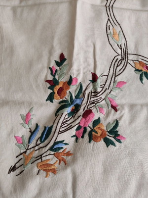 Handmade square tablecloth new