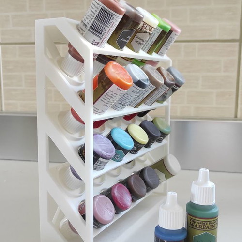Painting vial holder new with 20 slots made of PLA plastic
