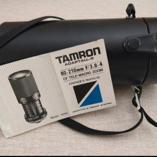 Canon AE-1 Program film camera with Canon FD28 lens and Tamron telephoto set like new