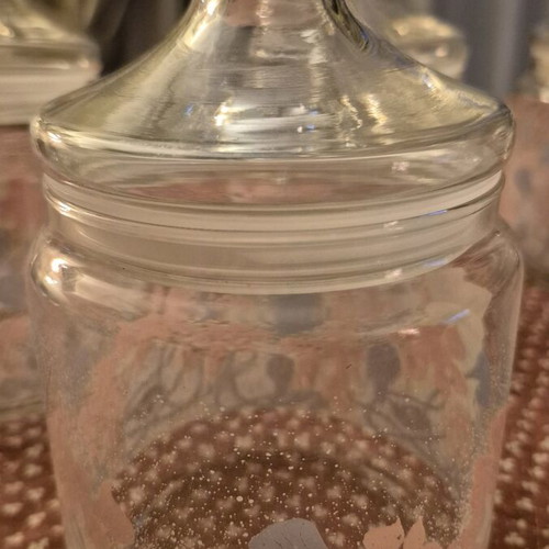 Luminarc French jars new, pack of 5, 18 cm height