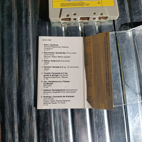Guitar 3584038 DG Doubletime Tape No23 cassette used, classical