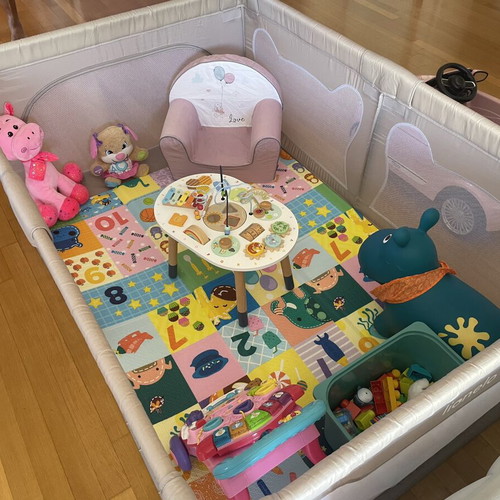 Lionelo Willow XL playpen with large play area