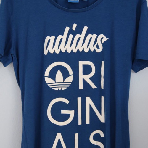 Adidas originals sports T-shirt new, blue, size S