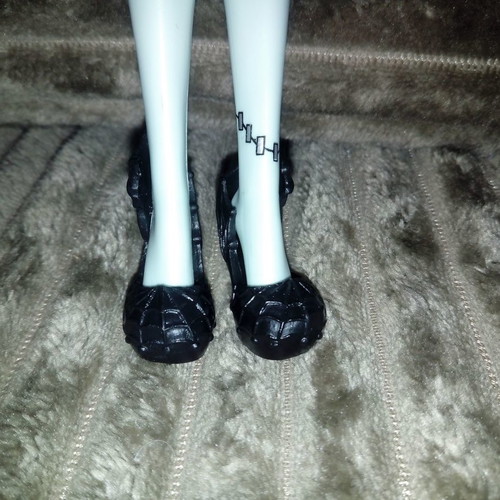 Black Spider Web Heels for 30 cm Doll new