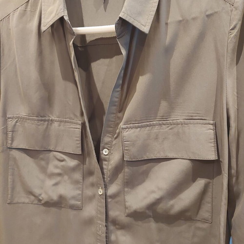 Stradivarius women's shirt khaki color like new, size M