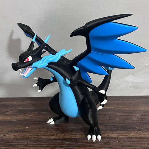 Mega Charizard X Pokemon figure, 18 cm height