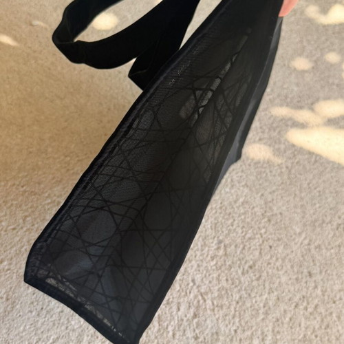 Dior Beauty black transparent tote bag