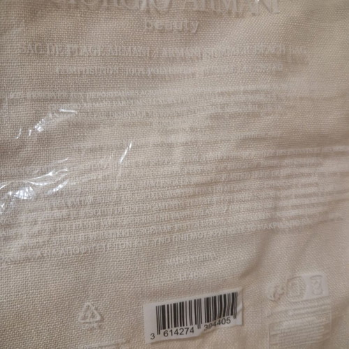 Giorgio Armani Beauty shoulder tote bag, new sealed