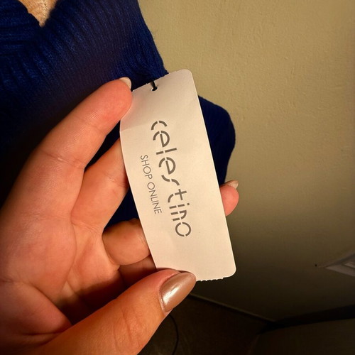 Zivako new in blue electric color Celestino