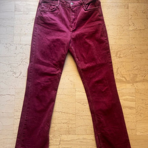 Bershka jeans in burgundy-fuchsia, like new, size 42