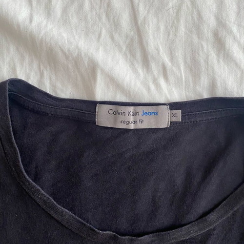 Calvin Klein men's t-shirt XL used, black, slim fit