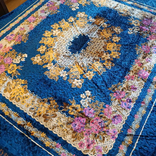 Vintage velvet blanket 230x270 like new