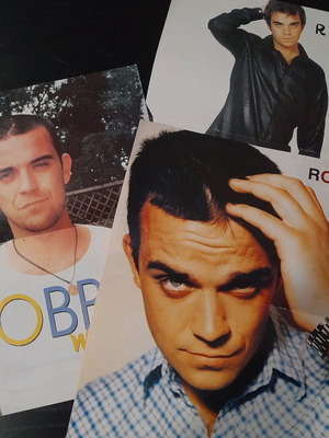 Robbie Williams posters, pack of 3, A4 size