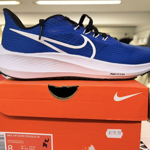 Nike Air Zoom Pegasus running shoes size 41, blue