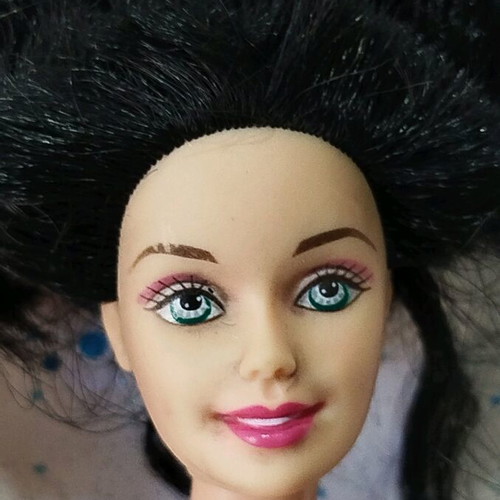 Barbie used, lot of 4 damaged dolls for projects