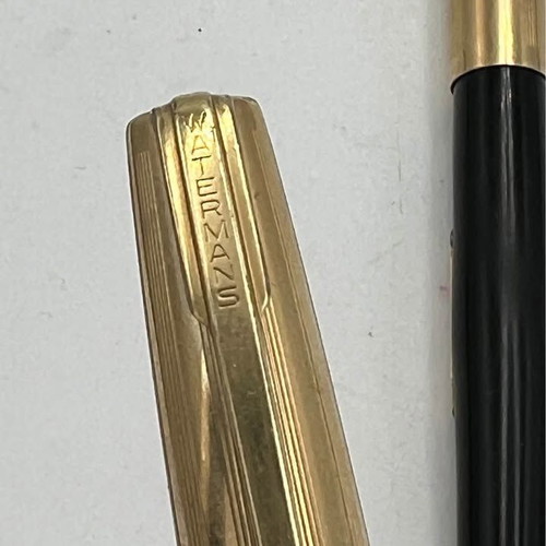 Lot of 3 vintage pens Waterman and Sylvania USA used