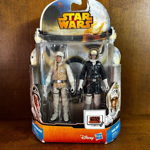 Star Wars figures Luke Skywalker and Han Solo new